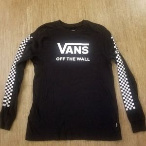 VANS Black Long Sleeve Shirt
